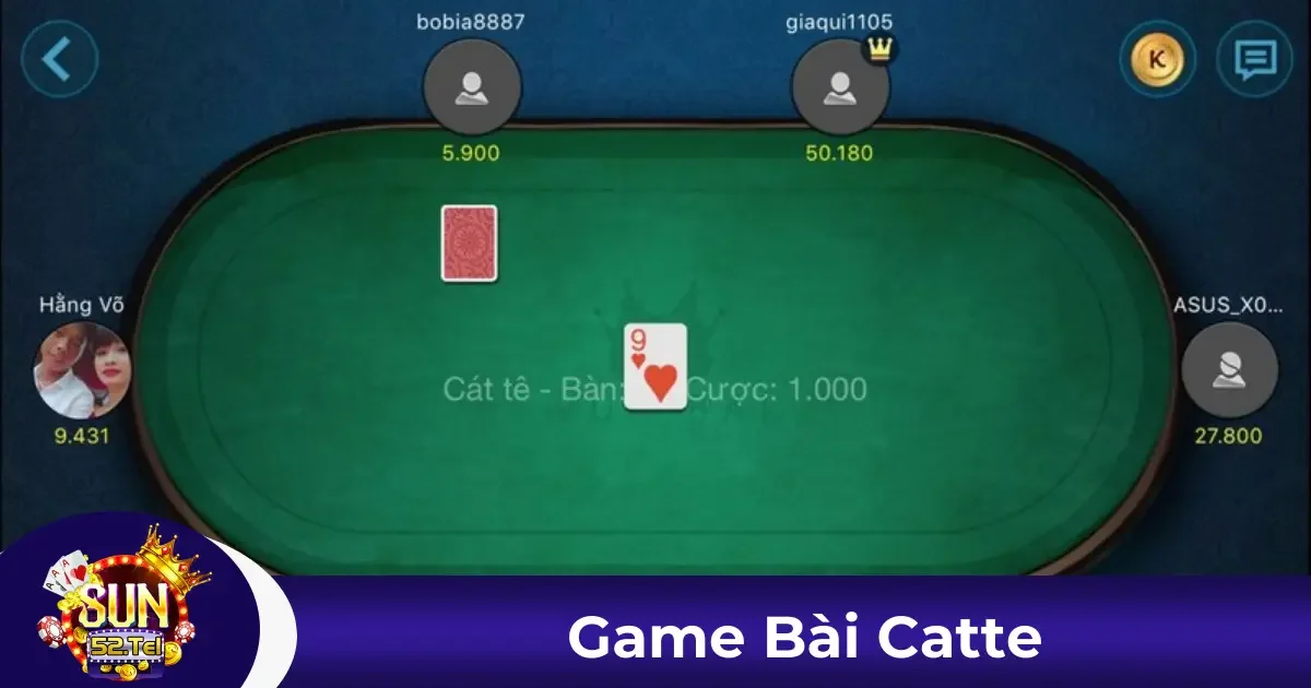 Bí Quyết Chọn Nước Đi Hợp Lý Trong Game Bài Catte