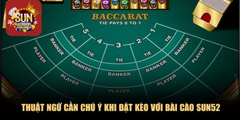 Thuật ngữ cần chú ý khi đặt kèo với bài cào SUN52