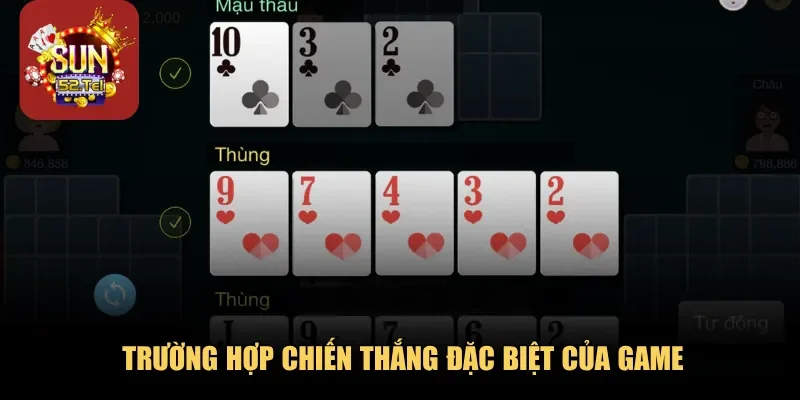 Trường hợp chiến thắng đặc biệt của game